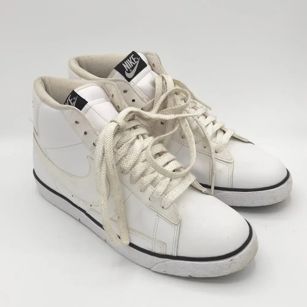 Nike Blazer High Men's 2009 Triple White Size 10.5